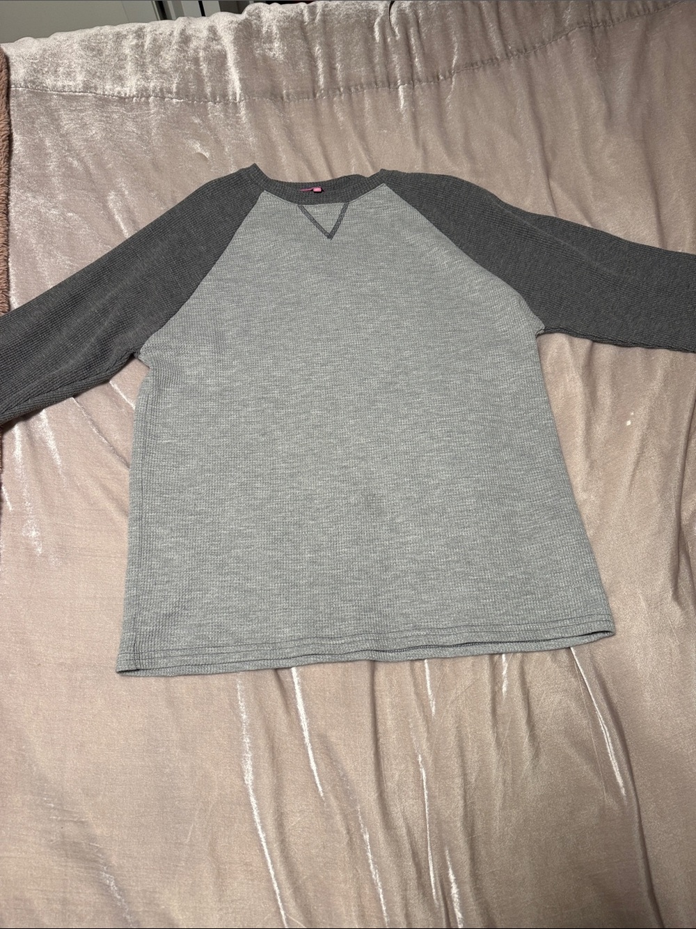 Edikted Me Time Oversized Waffle Top